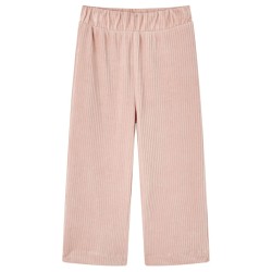 Pantaloni per Bambini in Velluto a Coste Rosa Chiaro 92