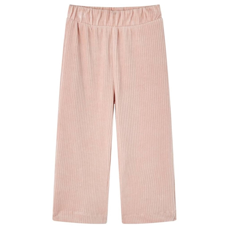 Pantaloni per Bambini in Velluto a Coste Rosa Chiaro 116