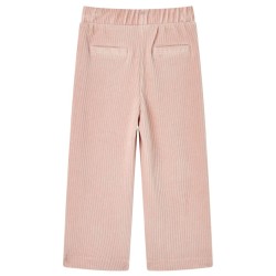 Pantaloni per Bambini in Velluto a Coste Rosa Chiaro 116