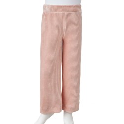 Pantaloni per Bambini in Velluto a Coste Rosa Chiaro 116