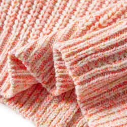 Cardigan da Bambina Lavorato a Maglia Rosa Misto 92