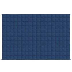 vidaXL Coperta Ponderata Blu 137x200 cm 10 kg Tessuto