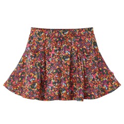 Gonna da Bambina Stampa Fiori Multicolore 128