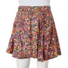 Gonna da Bambina Stampa Fiori Multicolore 128