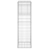 vidaXL Cesti a Gabbione a Torre 2 pz 40x40x140 cm in Ferro