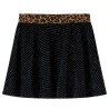 Gonna da Bambina con Vita Leopardata Nera 140