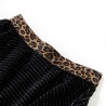 Gonna da Bambina con Vita Leopardata Nera 140