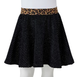 Gonna da Bambina con Vita Leopardata Nera 140