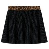 Gonna da Bambina con Vita Leopardata Nera 116