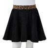 Gonna da Bambina con Vita Leopardata Nera 116