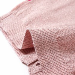 Cardigan da Bambina Lavorato a Maglia Rosa Tenue 92