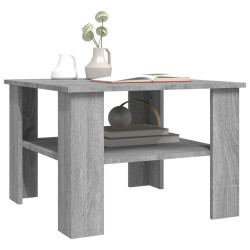 Tavolino da Salotto Grigio Sonoma 60x60x42 cm Legno ingegnerizzato