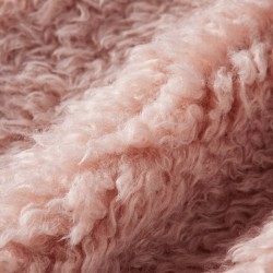 Gilet da Bambina in Pelliccia Sintetica Rosa Chiaro 140