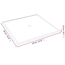 Pannelli Murali 12 pz Viola 30x30 cm in Tessuto 1,08 m²