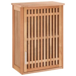 Set Mobili da Bagno 4pz in Legno Massello di Noce