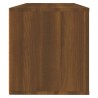    Scarpiera a Muro Rovere Marrone100x35x38cm in Legno ingegnerizzato