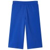 Pantaloni per Bambini a Gamba Larga Blu Cobalto 104