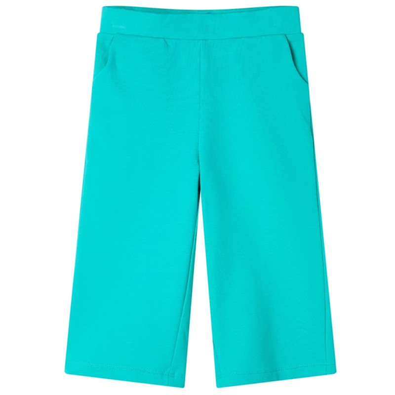 Pantaloni per Bambini a Gamba Larga Menta 104