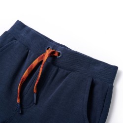 Pantaloni Tuta per Bambini Blu Marino Mélange 140