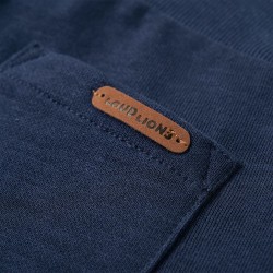 Pantaloni Tuta per Bambini Blu Marino Mélange 140