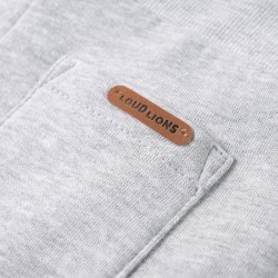 Pantaloni Tuta per Bambini Grigio Mélange 116