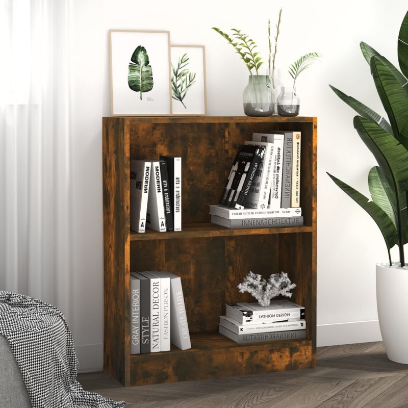    Libreria Rovere Fumo 60x24x74,5 cm in Legno ingegnerizzato