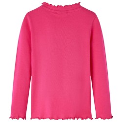 Maglietta da Bambina a Maniche Lunghe Fucsia 104