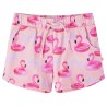 Pantaloncini Bambini Coulisse Rosa Chiaro 128