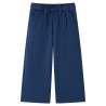 Pantaloni per Bambini a Gamba Larga Blu Marino 128