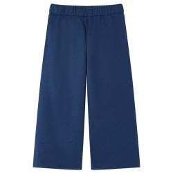 Pantaloni per Bambini a Gamba Larga Blu Marino 128