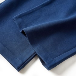 Pantaloni per Bambini a Gamba Larga Blu Marino 128