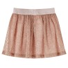 Gonna da Bambina con Brillantini Rosa Tenue 116