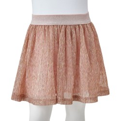 Gonna da Bambina con Brillantini Rosa Tenue 116