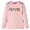 Maglietta Bambini a Maniche Lunghe Rosa Chiaro 116