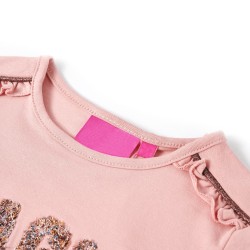 Maglietta Bambini a Maniche Lunghe Rosa Chiaro 116