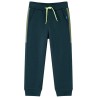 Pantaloni Tuta per Bambini con Coulisse Verde Muschio 128