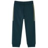 Pantaloni Tuta per Bambini con Coulisse Verde Muschio 128