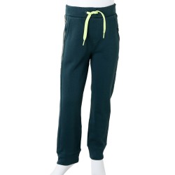 Pantaloni Tuta per Bambini con Coulisse Verde Muschio 128