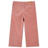 Pantaloni per Bambini in Velluto a Coste Rosa Antico 92