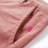 Pantaloni per Bambini in Velluto a Coste Rosa Antico 92