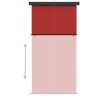    Tendalino Laterale per Balcone 160x250 cm Rosso