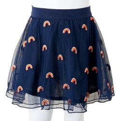 Gonna da Bambina con Tulle Blu Marino 92