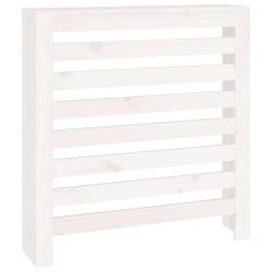    Copertura Termosifone Bianca 79,5x19x84 cm Legno Massello Pino