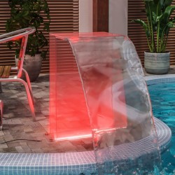    Fontana da Piscina con LED RGB in Acrilico 51 cm