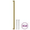 vidaXL Maniglie per Mobili 10 pz Oro 480 mm in Acciaio Inox