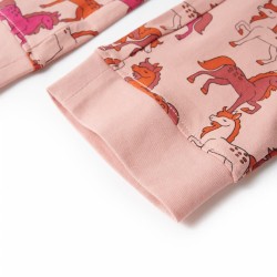 Pigiama per Bambini a Maniche Lunghe Rosa Chiaro 140