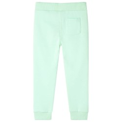 Pantaloni Tuta per Bambini Verde Brillante 104