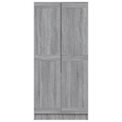    Armadio Grigio Sonoma 82,5x51,5x180 cm in Legno ingegnerizzato