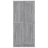    Armadio Grigio Sonoma 82,5x51,5x180 cm in Legno ingegnerizzato