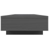    Supporto per Monitor Grigio 100x27x14 cm Legno Massello di Pino